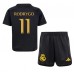 Real Madrid Rodrygo Goes #11 Replika Babykläder Tredje matchkläder barn 2023-24 Korta ärmar (+ Korta byxor)